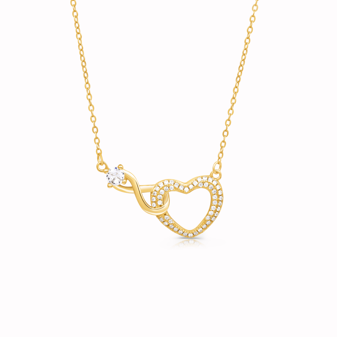 ON THE DAY YOU BORN -  INFINITY HEART NECKLACE