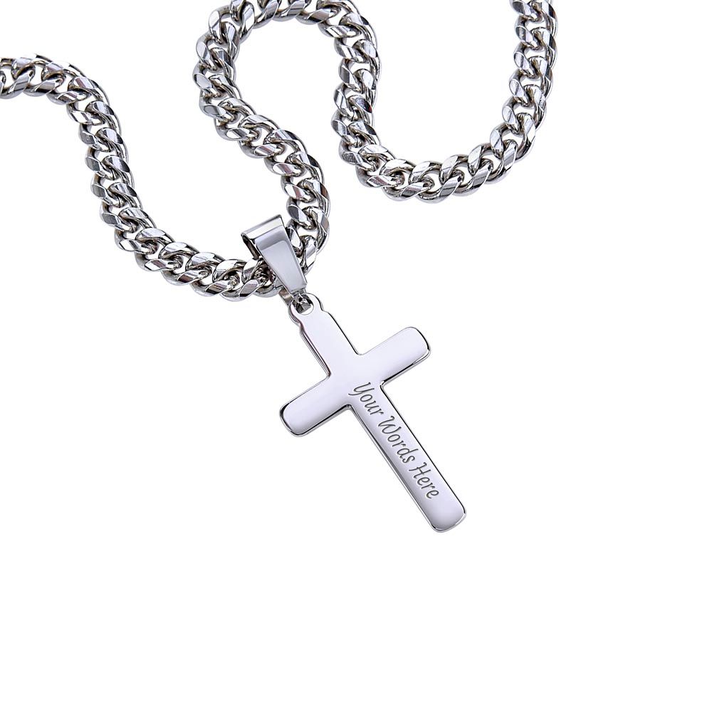 Dad, I Am So Glad/ Personalized  Cross Chain