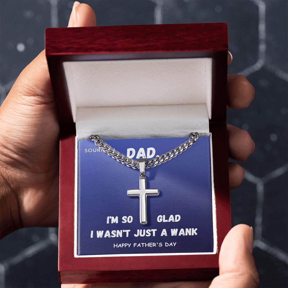 Dad, I Am So Glad/ Personalized  Cross Chain