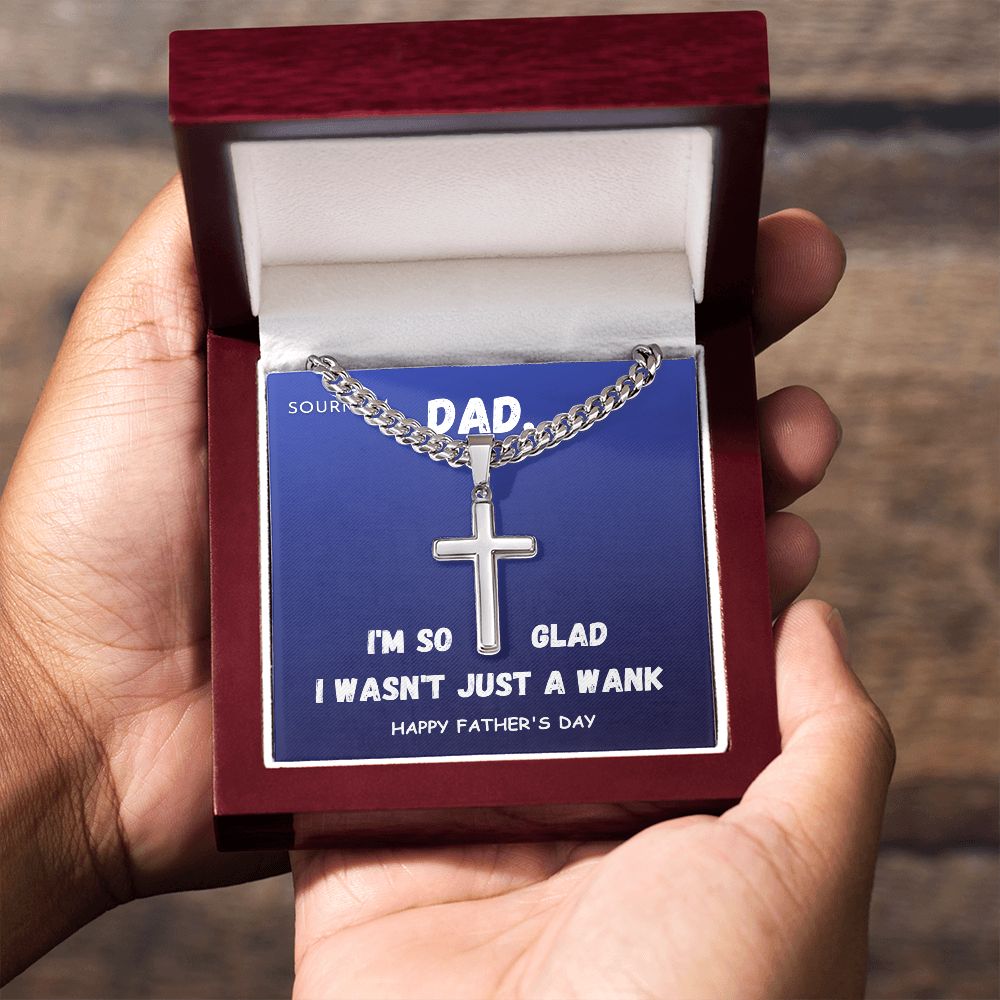 Dad, I Am So Glad/ Personalized  Cross Chain