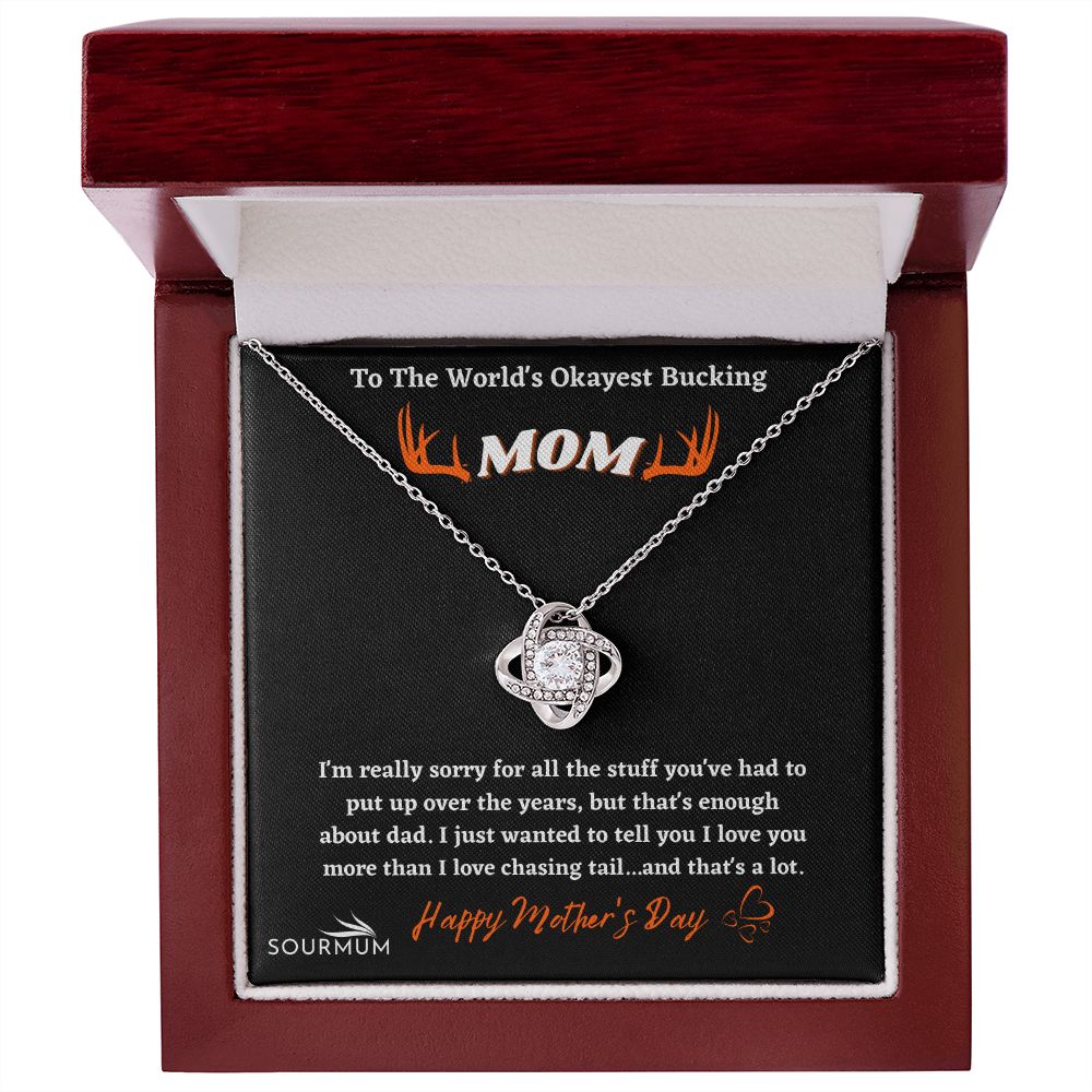 Hunting MOM /  Love Knot Necklace