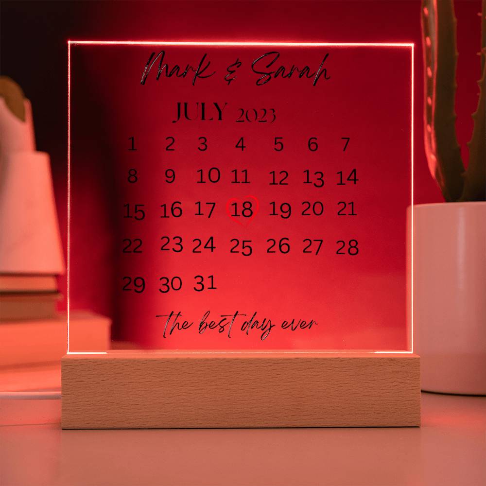 Best Day Ever / Acrylic Square Plaque